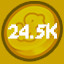 24.5k Coins Spent