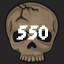 550 Monsters Killed