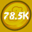 78.5k Coins Spent