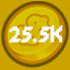 25.5k Coins Spent