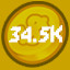 34.5k Coins Spent