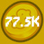 77.5k Coins Spent
