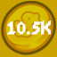 10.5k Coins Spent