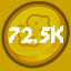 72.5k Coins Spent