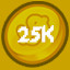 25k Coins Spent