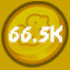 66.5k Coins Spent
