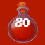 80 Potions Used
