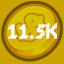 11.5k Coins Spent