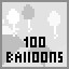 100 balloons!