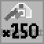 250 axes!