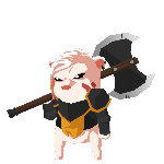 And my axe!