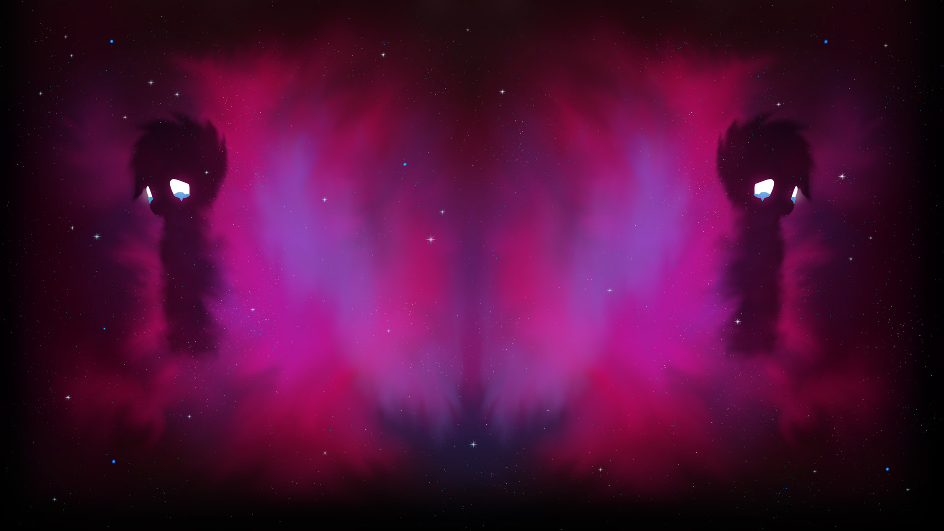 Seen Nebula Red