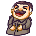 Stalin laughs!