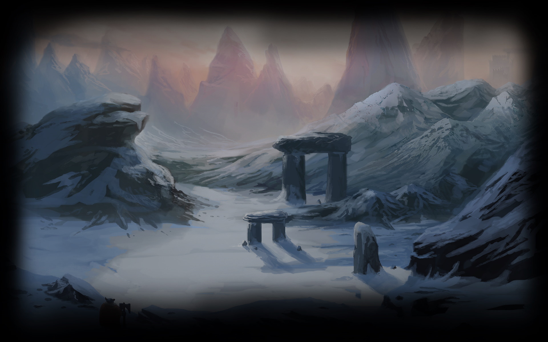 Snowlands Background