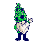 25th Bday Gnome Sticker