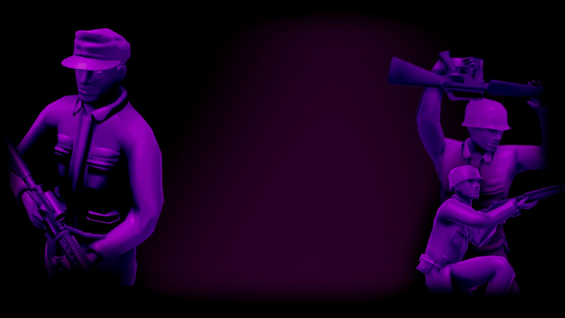 Attack on Toys: Purple Army Background