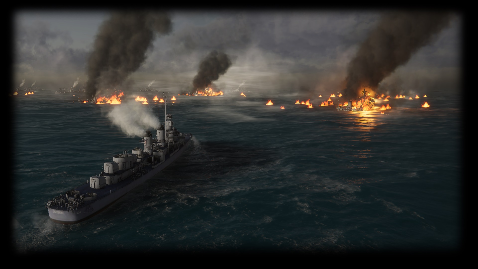 Convoy under fire