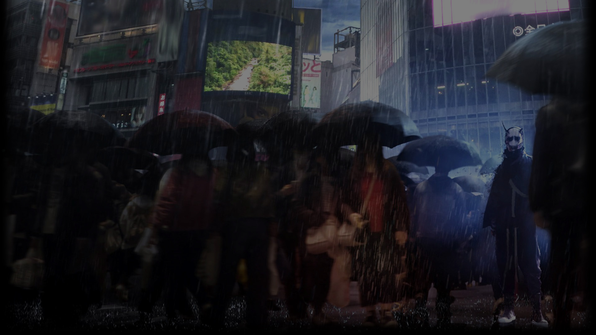 Shibuya Crossing Hannya
