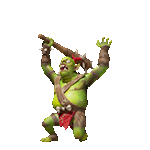 OMD!3 Scared Orc Sticker