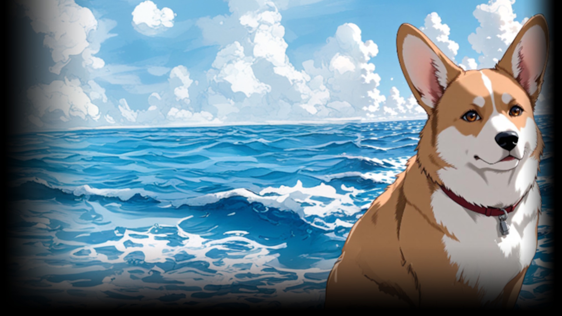 Cute Ocean Corgi