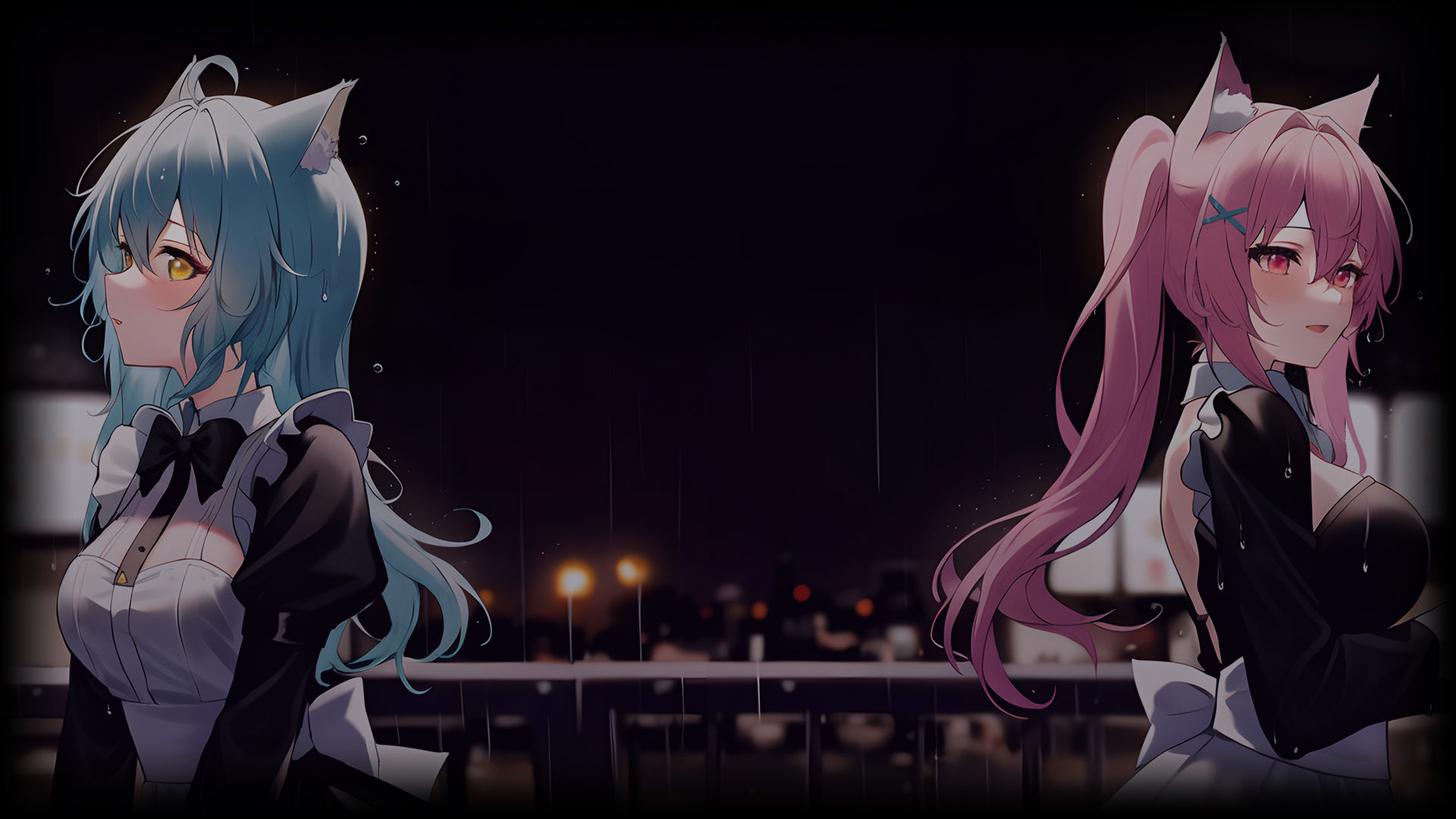 Maids in the rain