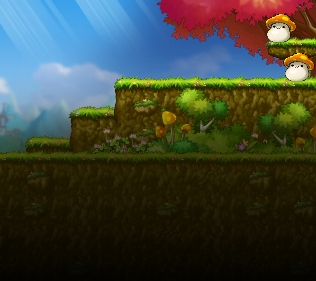 MapleStory Mushroom Mini Profile Background