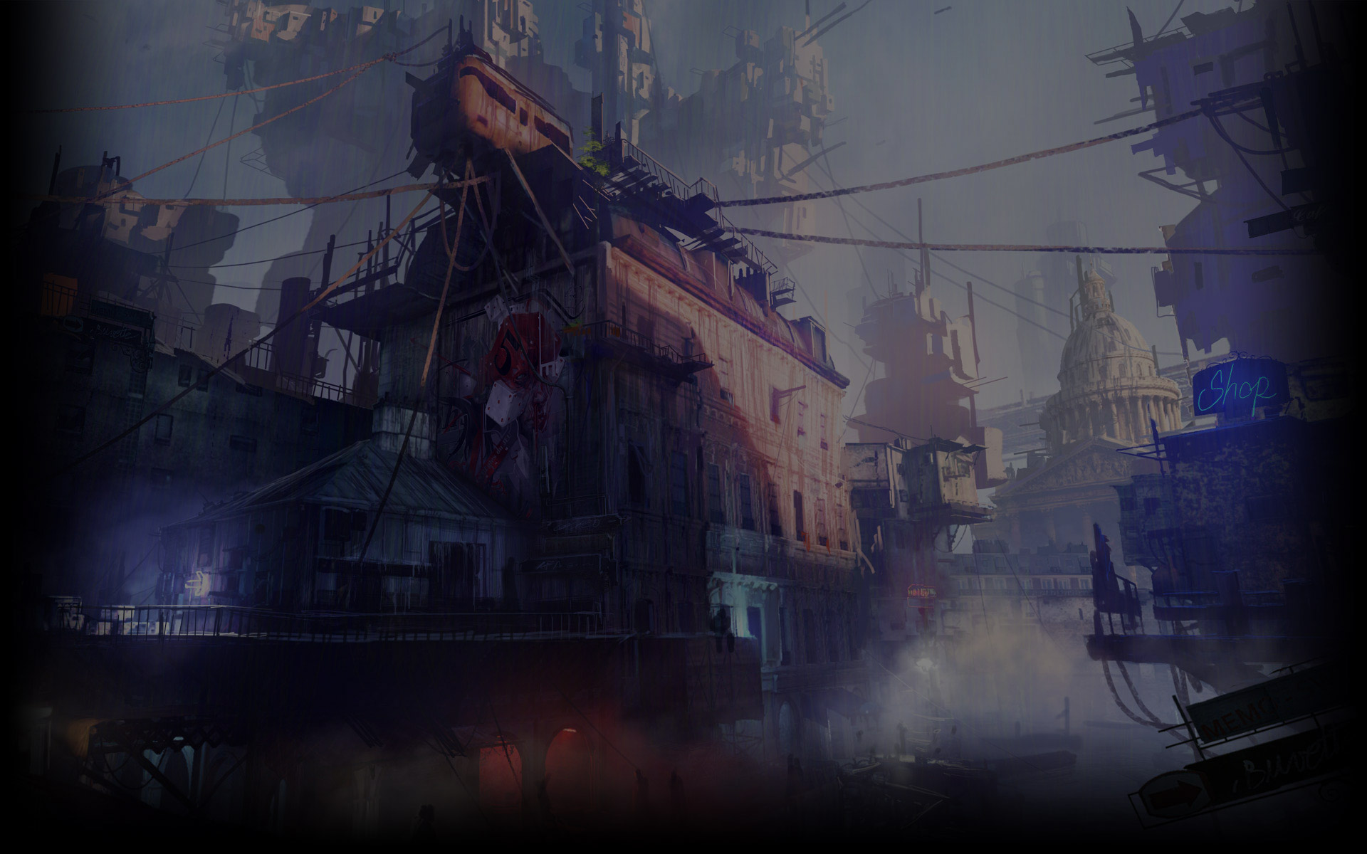 Neo-Paris concept art