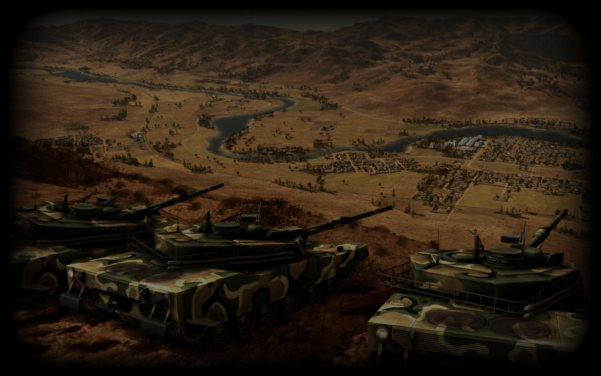 K1 Tanks in formation