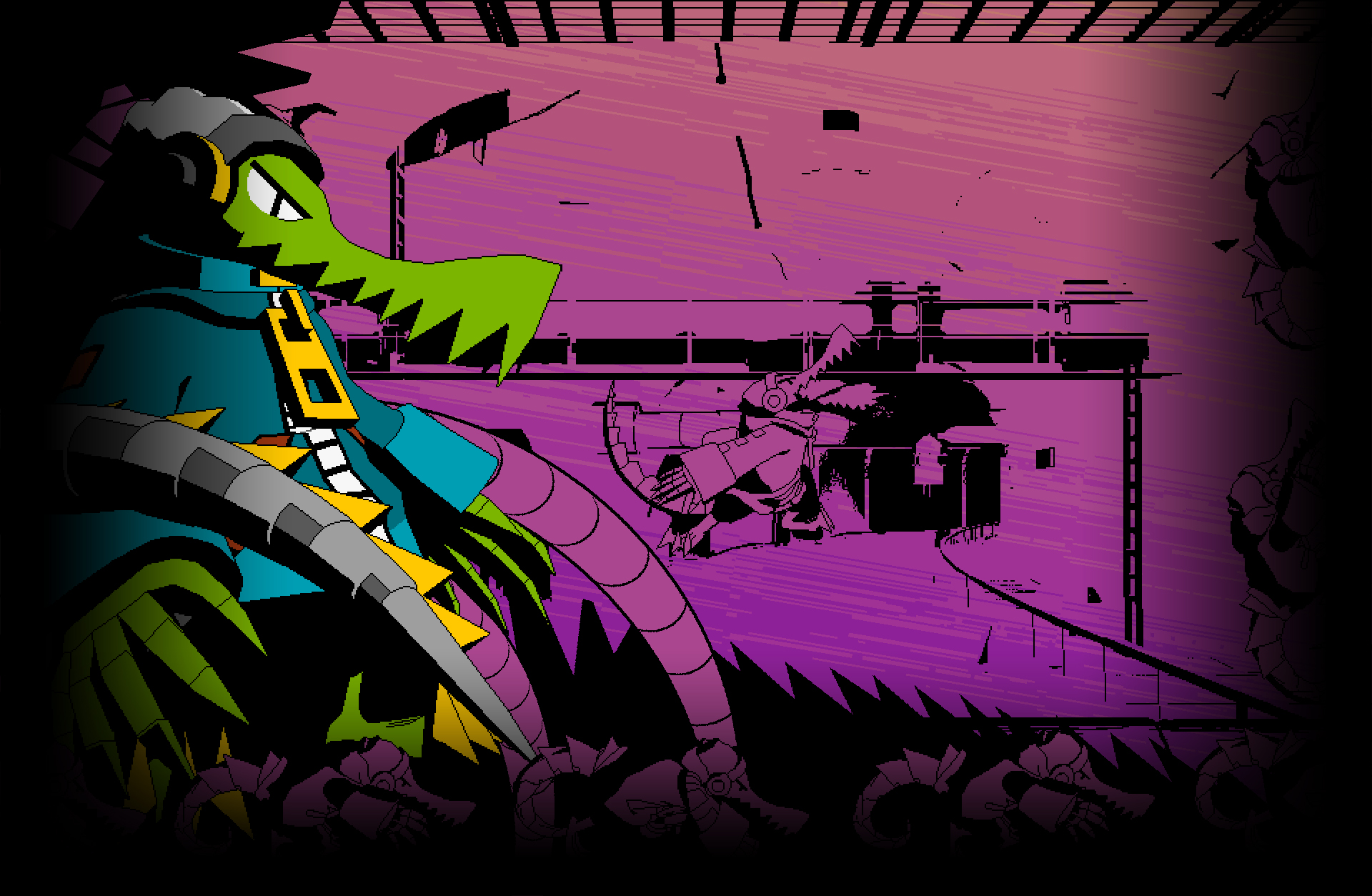 Latch profile background