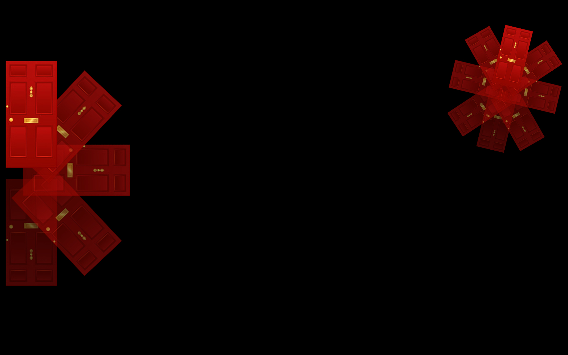 Red Front Door Background