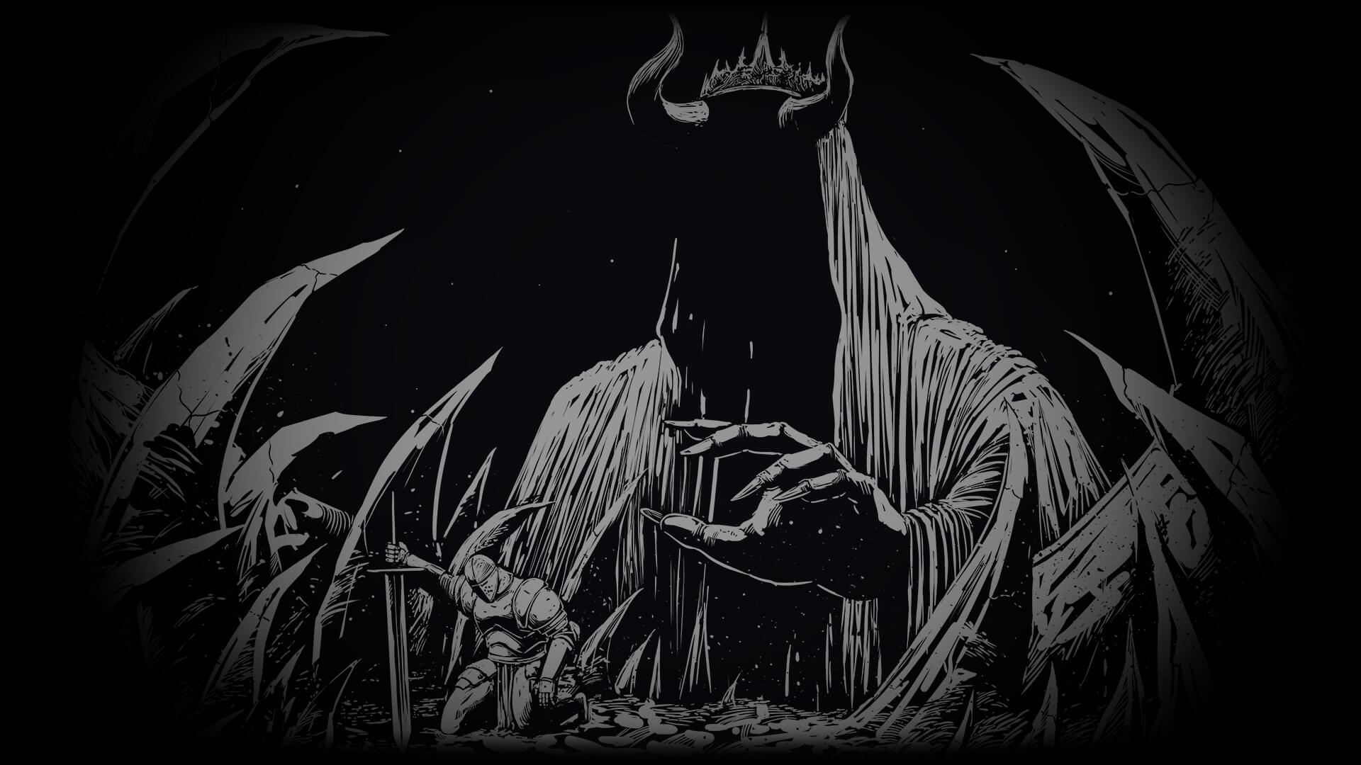 The Demon King (Black and White)