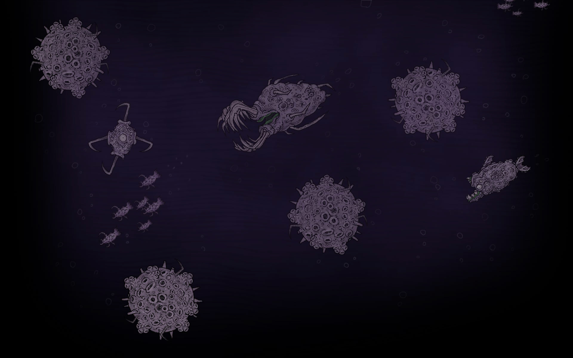 Infected Depths Background