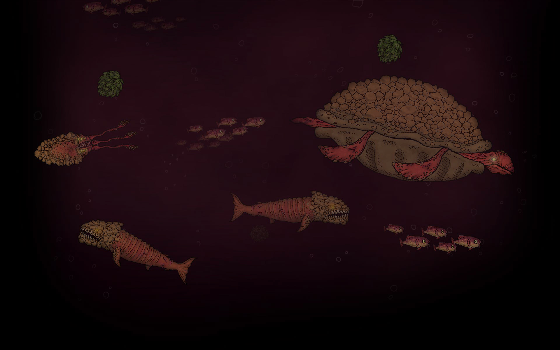 Volcanic Depths Background