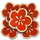 Series 1 - Five Red Flowers