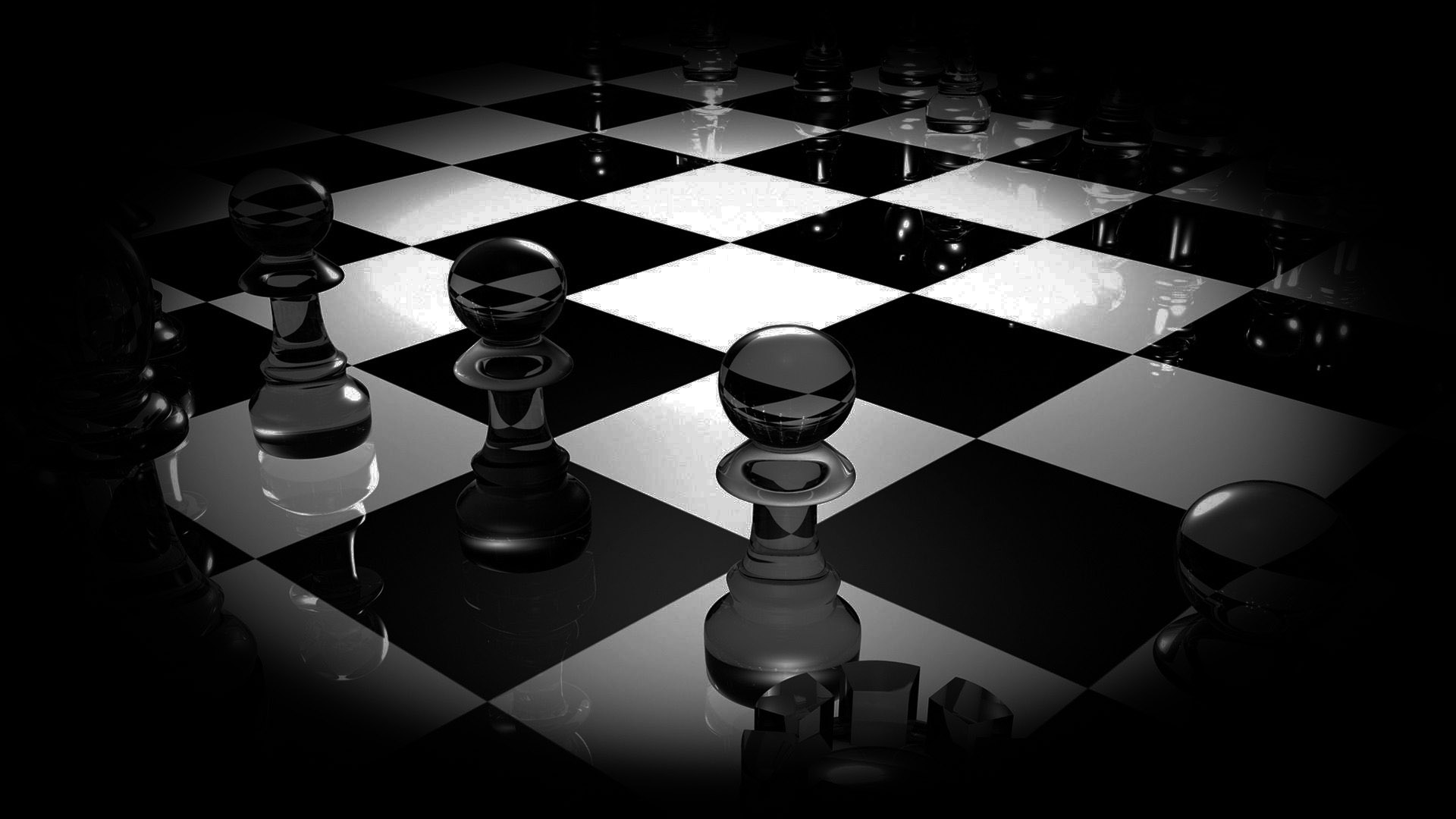 Glass Chess Board
