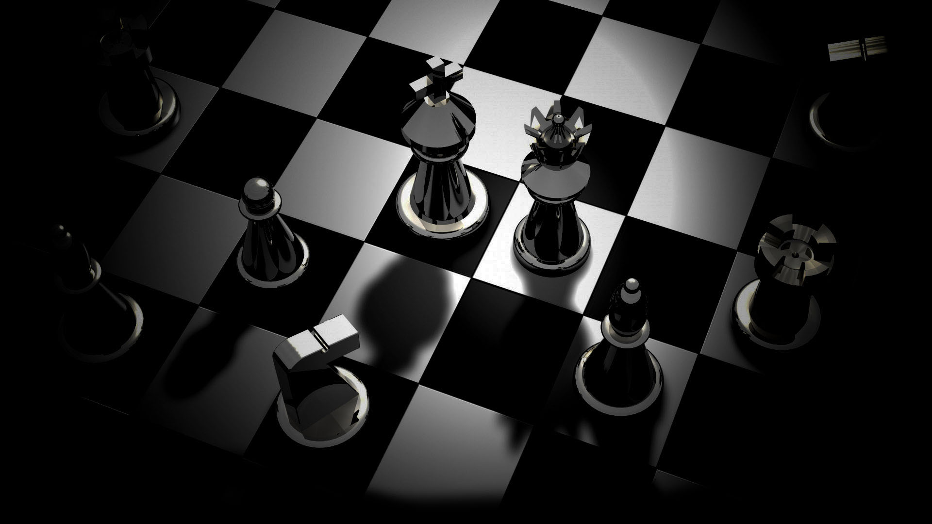 Metal Chess Board