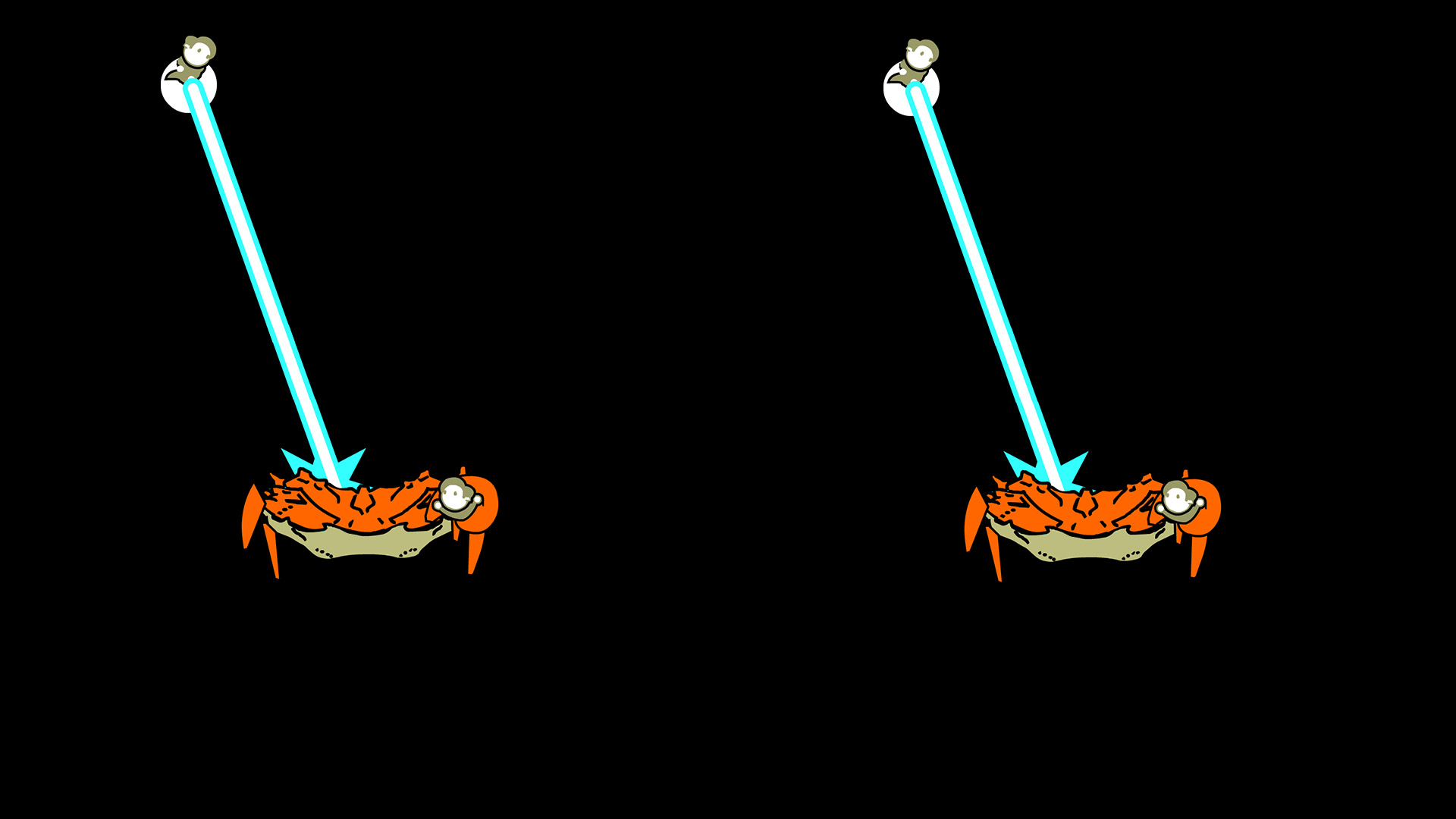 Crab Split Art