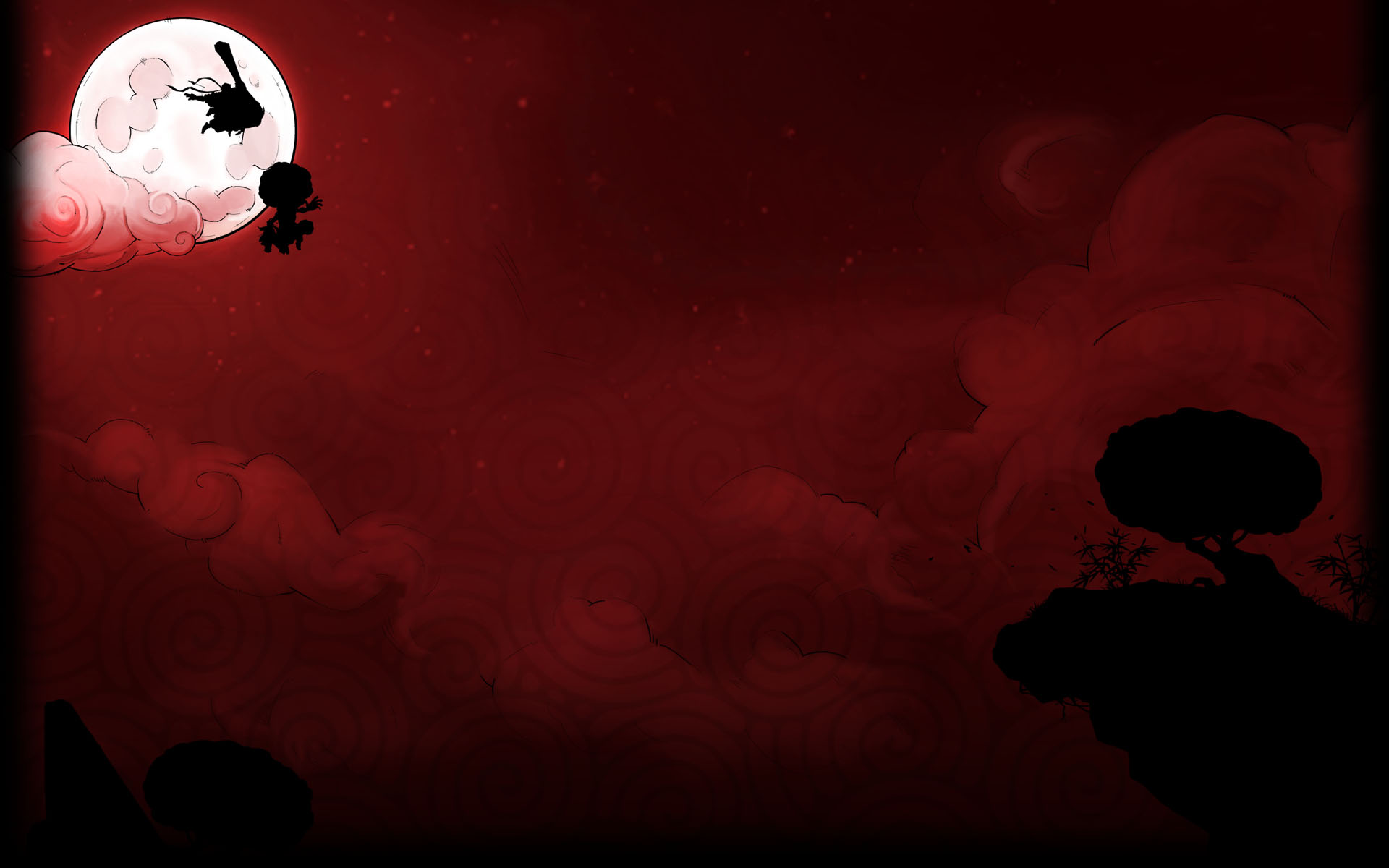 Red Night Sky