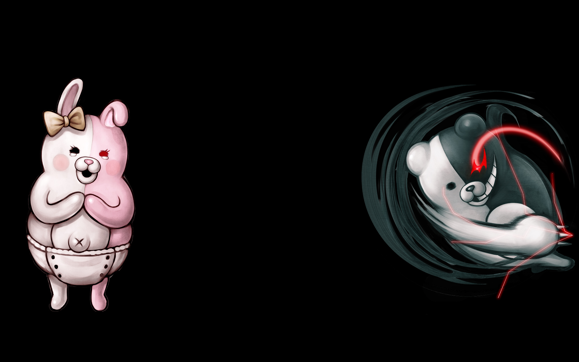 Monomi and Monokuma