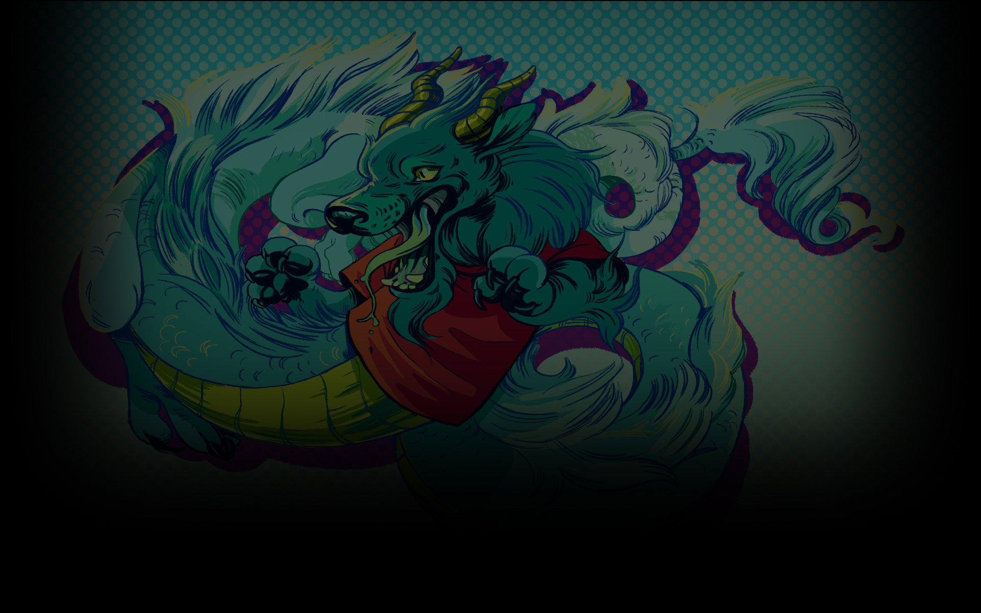 Tee K.O. Dragon Mascot