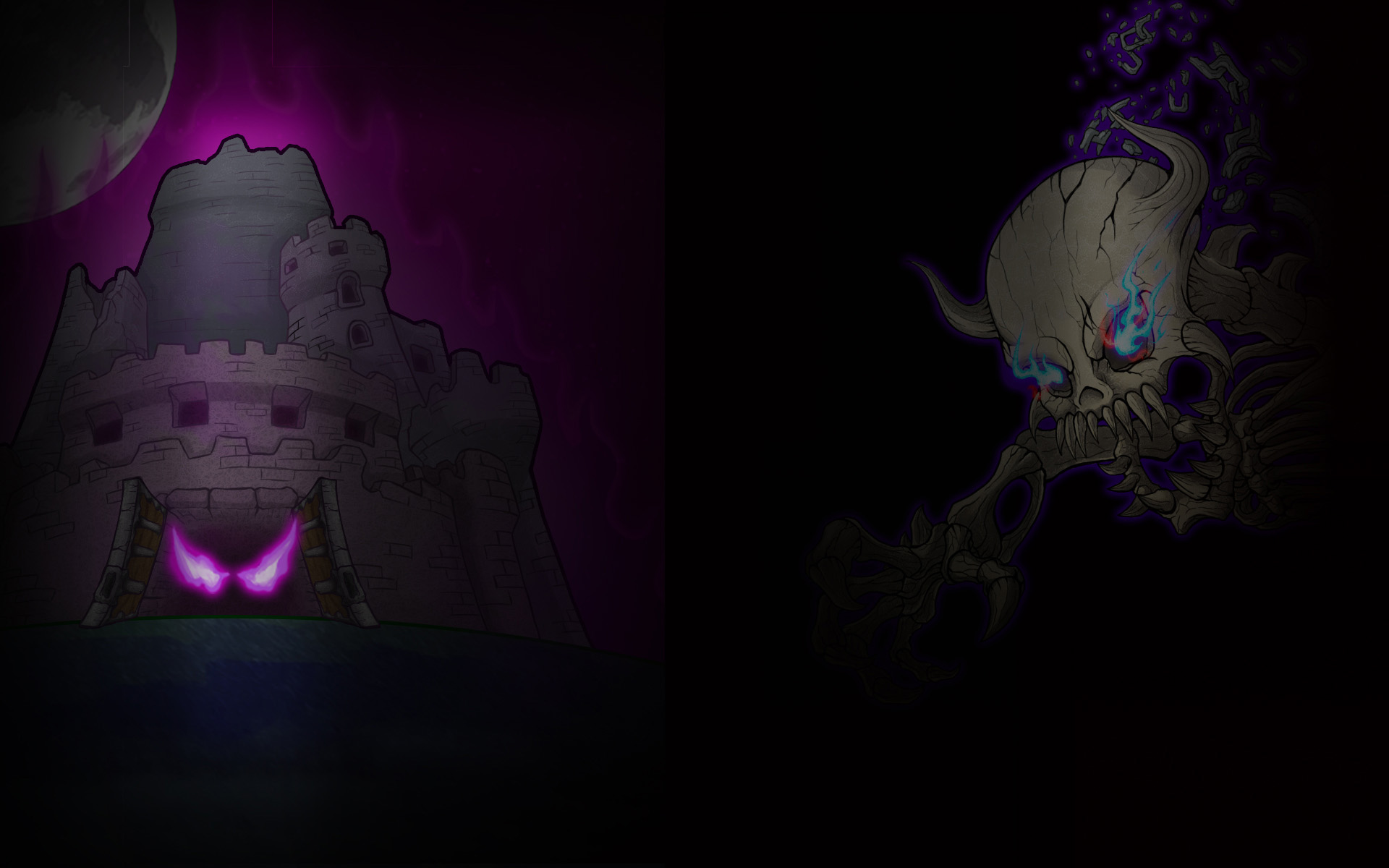 Lost Castle Background - Death Lord