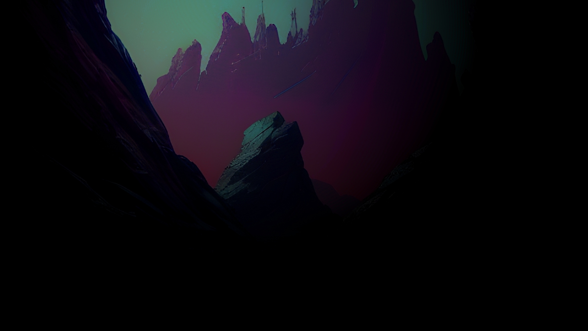 GREEN and MAGENTA