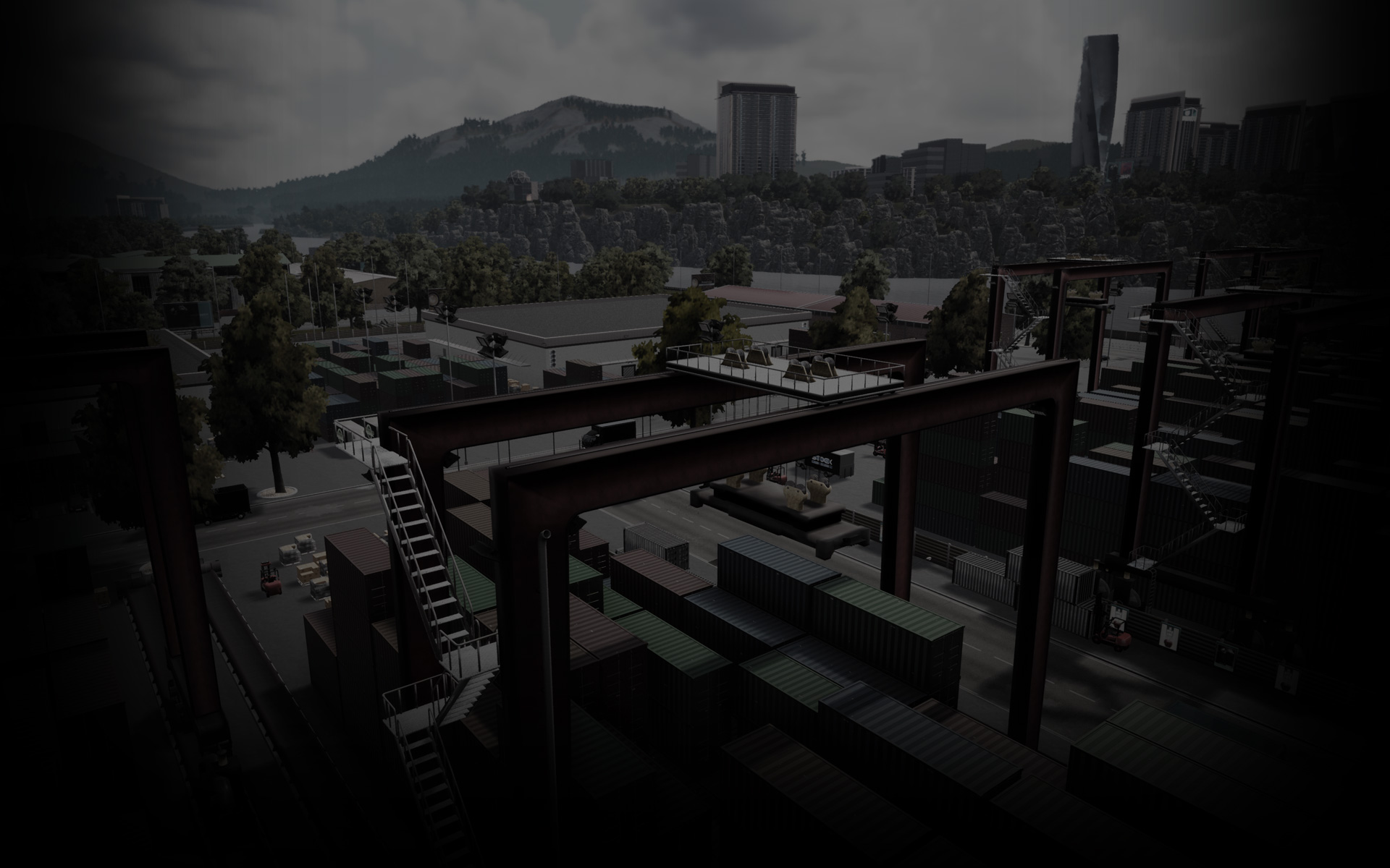 Seaside Valleys industry zone and its linked port