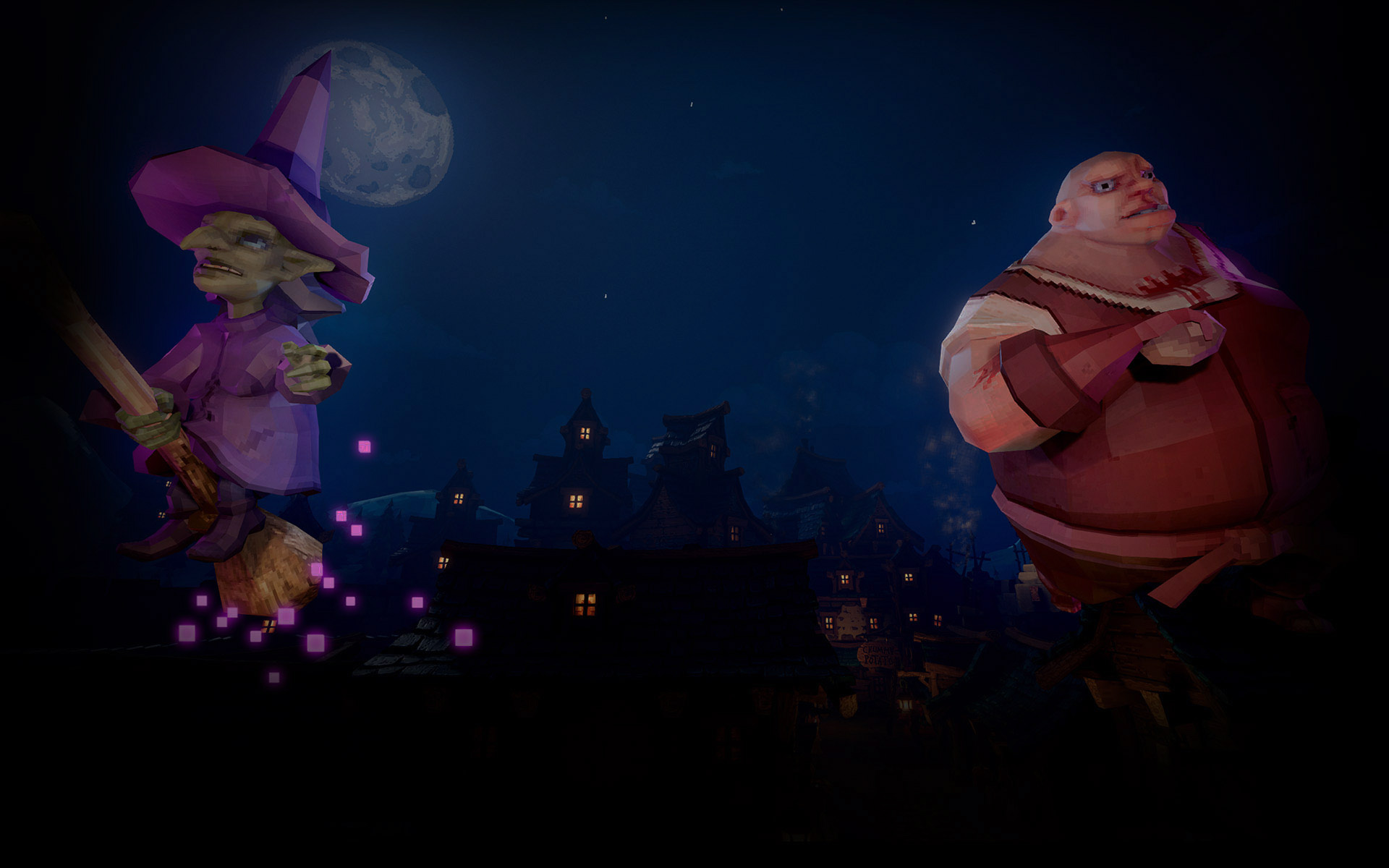 Witch and Hunter Background