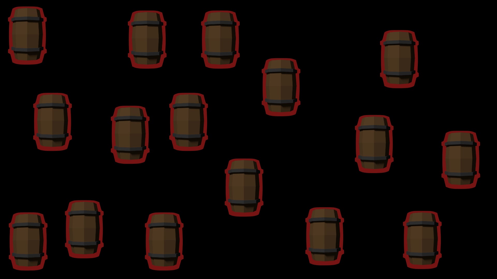 Outlined Barrels
