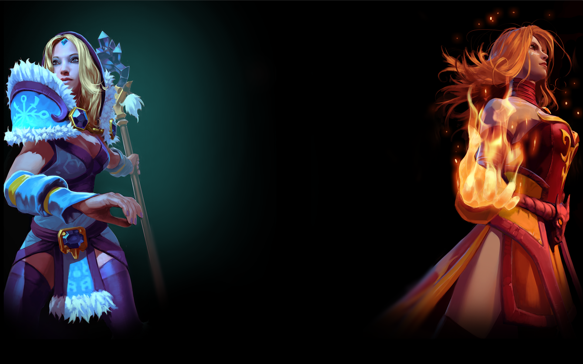 Crystal Maiden & Lina
