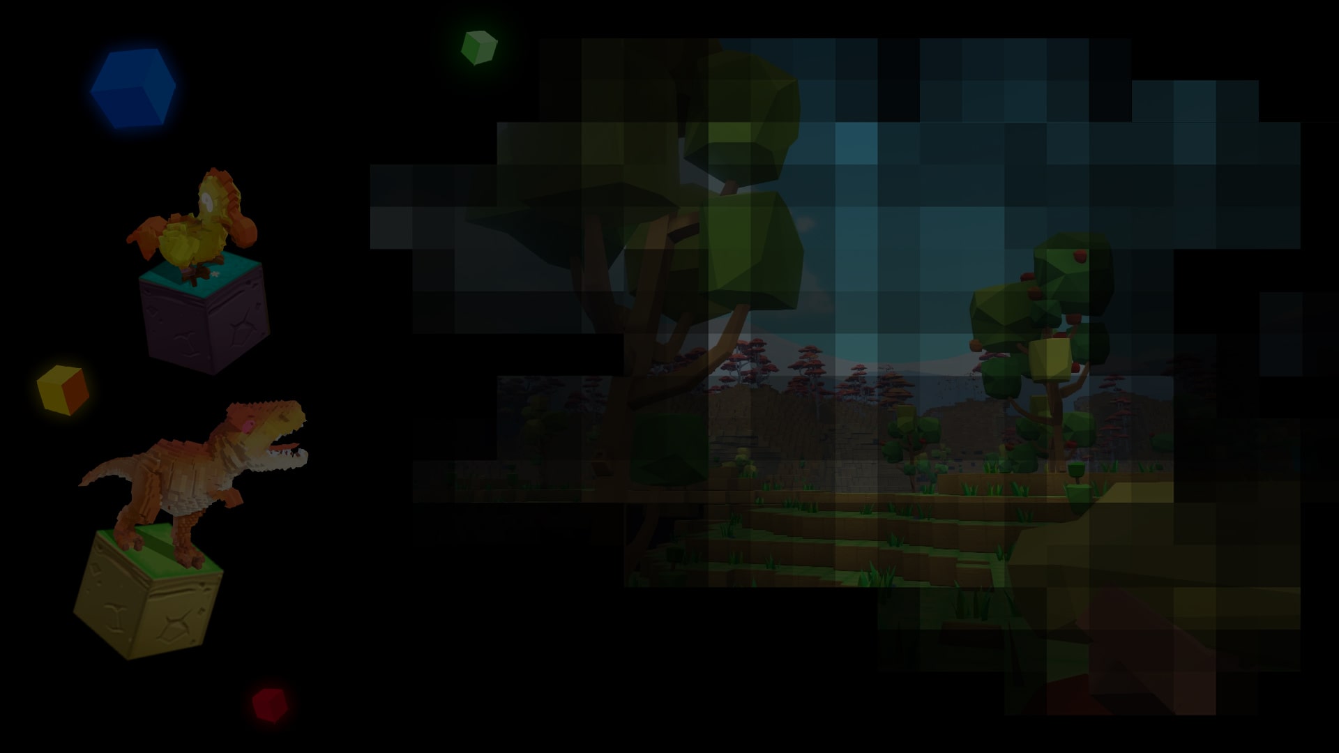 PixARK Dodo and Rex Background
