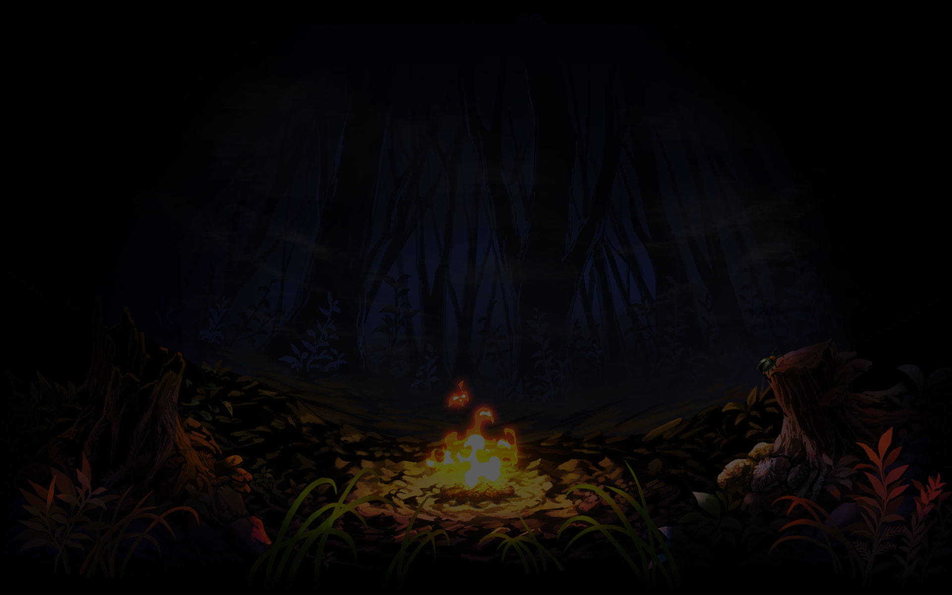 The Vagrant background titlescreen