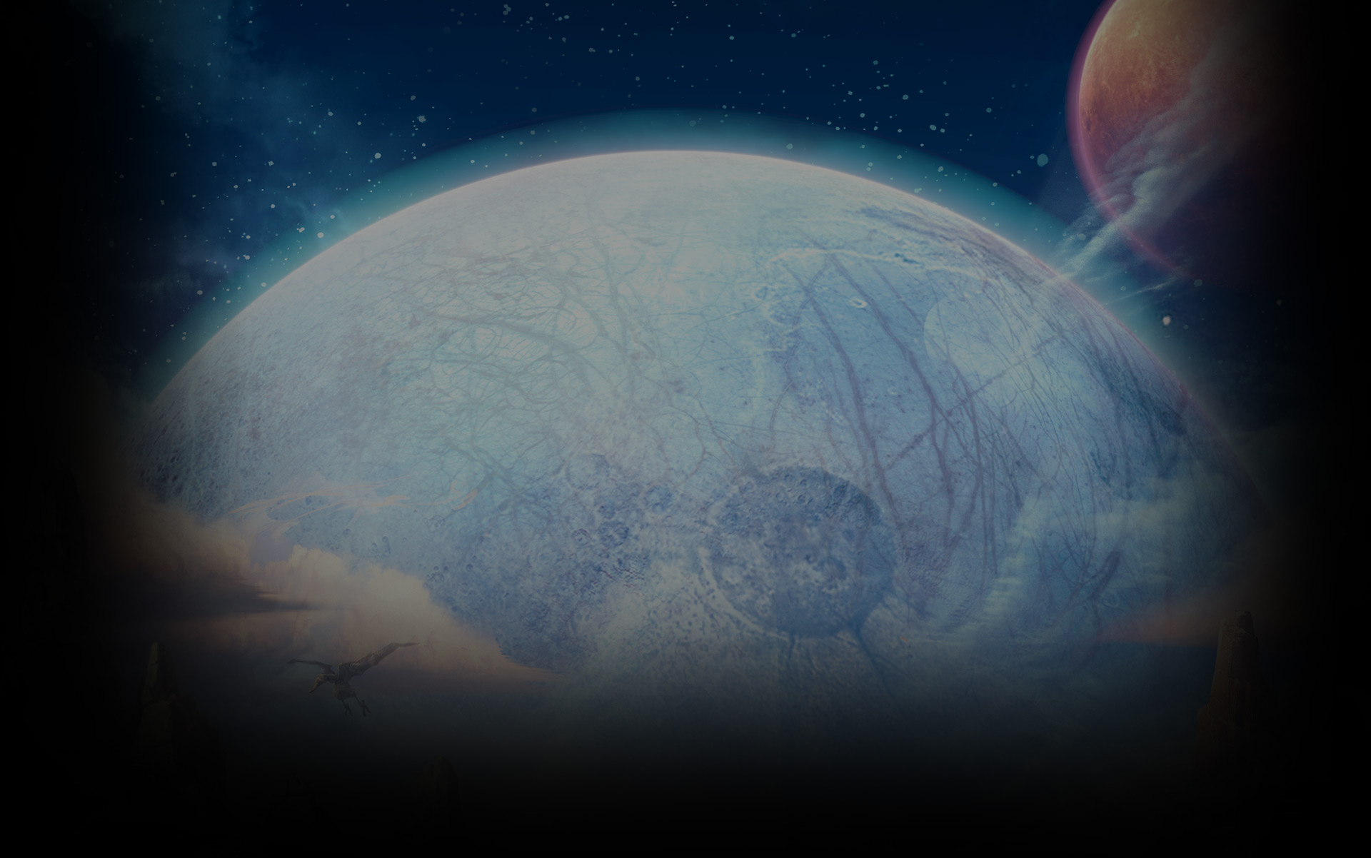 Outcast - Second Contact | Profile Background Moons