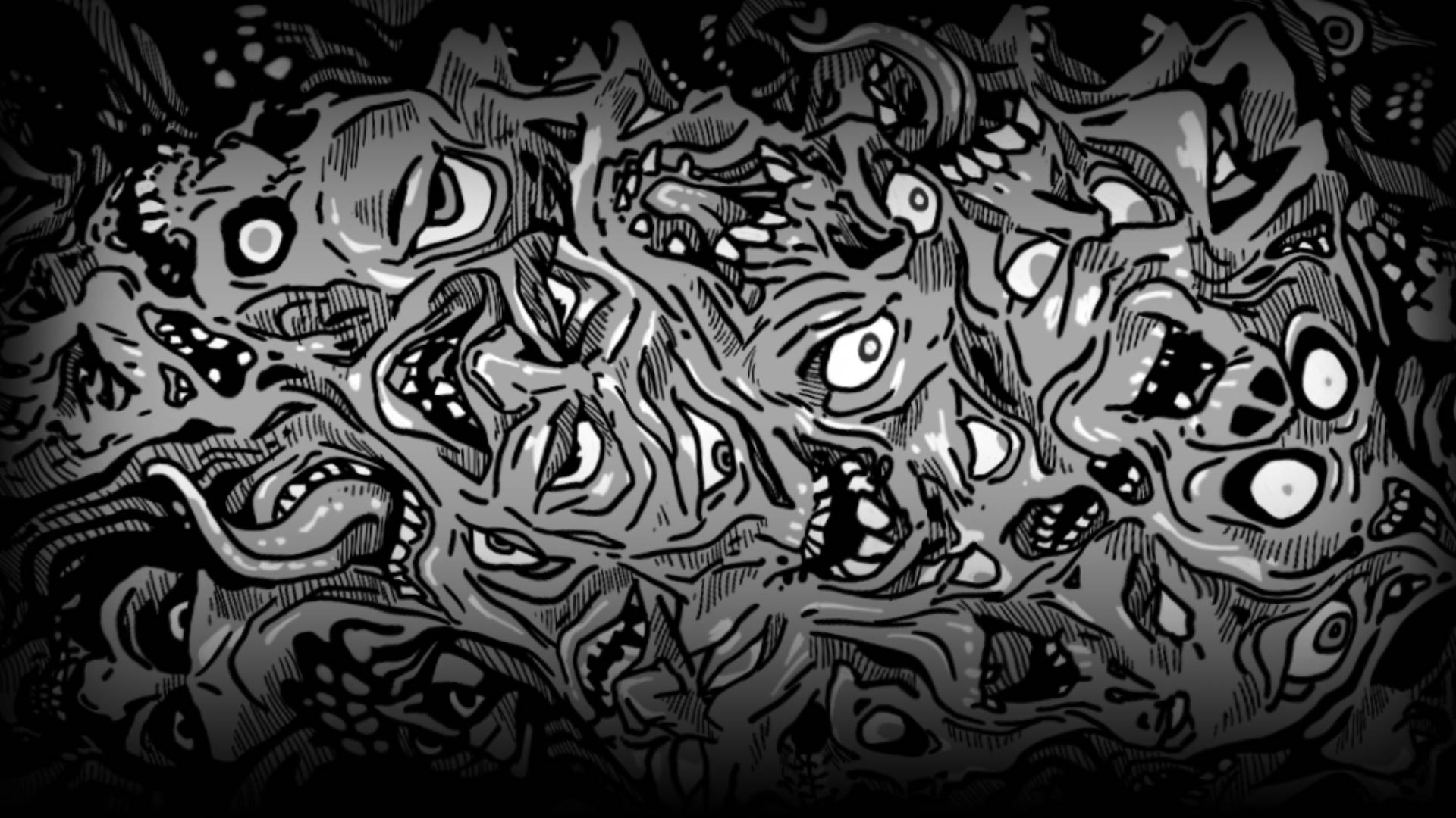 Writhing Faces - Background